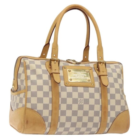 LOUIS VUITTON Damier Azur Berkeley Hand Bag - Picture 1 of 16